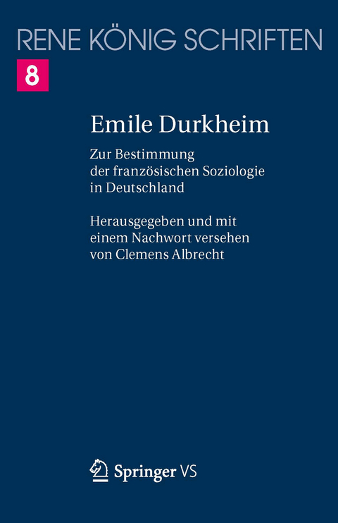 Emile Durkheim - René König