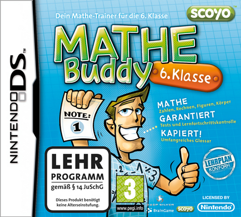 Mathe Buddy 6. Klasse, Nintendo DS-Spiel