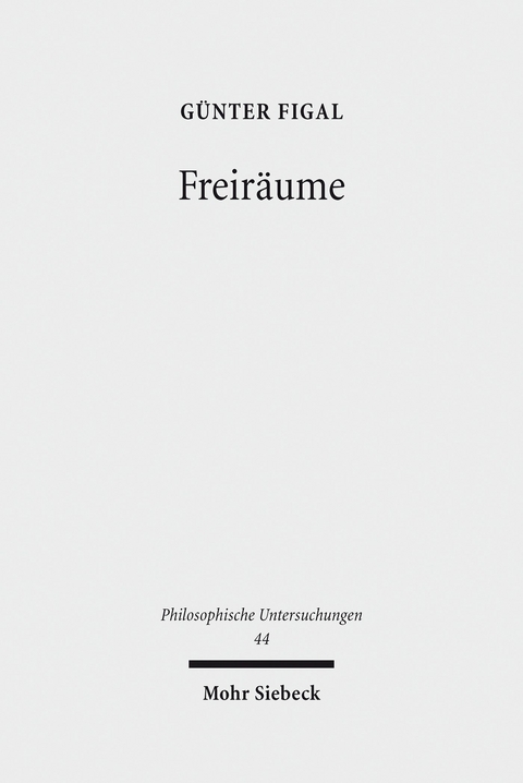 Freiräume -  Günter Figal