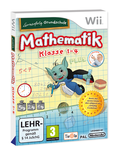 Lernerfolg Grundschule, Mathematik Klasse 1-4, Nintendo-Wii-Spiel