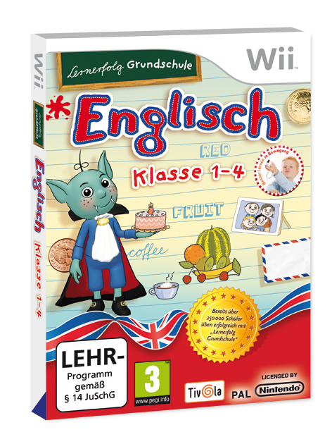 Lernerfolg Grundschule, Englisch Klasse 1-4, Nintendo-Wii-Spiel