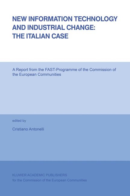 New Information Technology and Industrial Change: The Italian Case - 