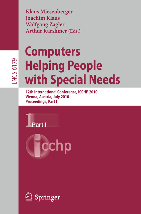 Computers Helping People with Special Needs, Part I - 