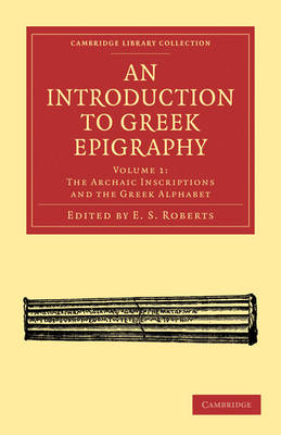 An Introduction to Greek Epigraphy - 