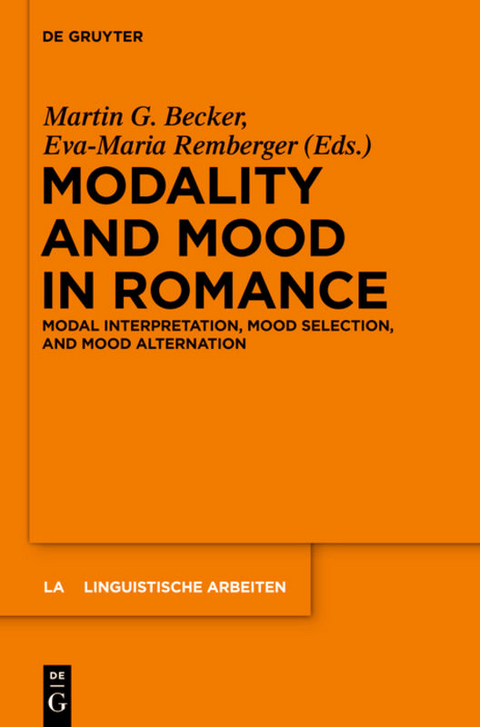 Modality and Mood in Romance - 