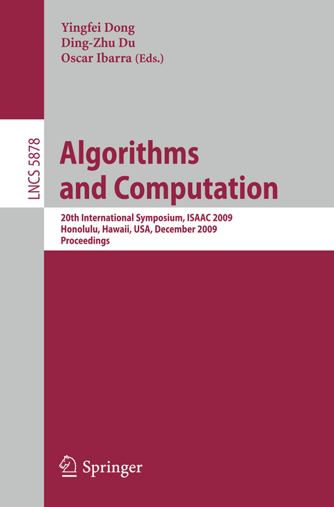 Algorithms and Computation - 