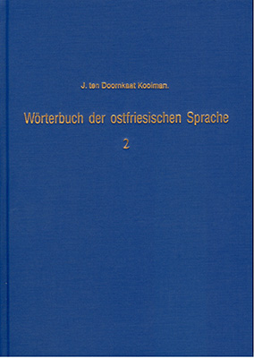 Wörterbuch der ostfriesischen Sprache - Band 2 - J ten Doornkaat Koolman