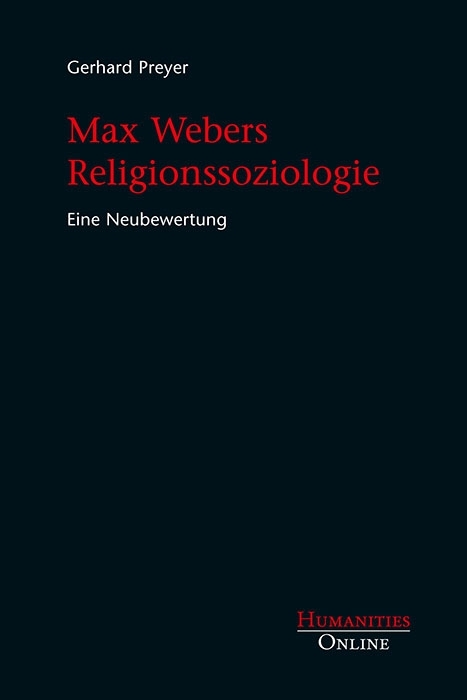 Max Webers Religionssoziologie - Gerhard Preyer