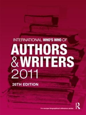 International Who's Who of Authors and Writers 2011 - 