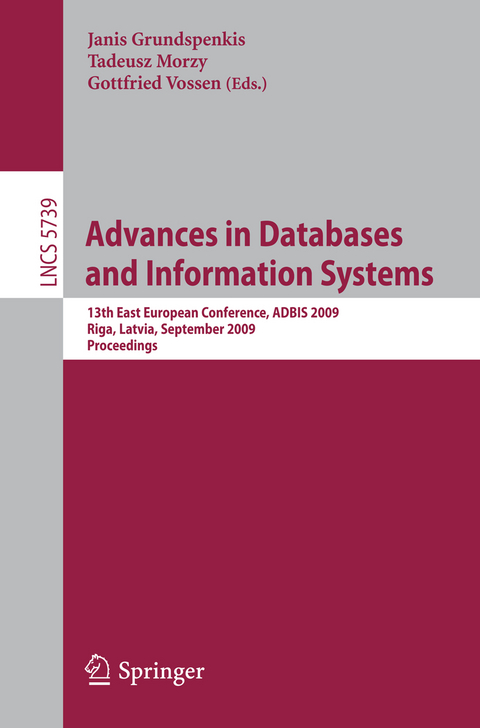 Advances in Databases and Information Systems - 