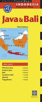 Java & Bali Travel Map Third Edition - Periplus Editors