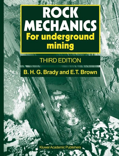 Rock Mechanics -  Barry H.G. Brady,  E.T. Brown