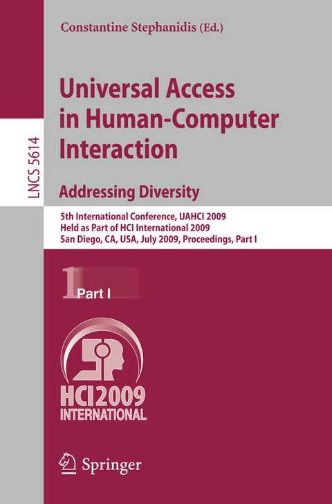 Universal Access in Human-Computer Interaction. Addressing Diversity - 