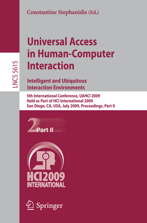 Universal Access in Human-Computer Interaction. Intelligent and Ubiquitous Interaction Environments - 