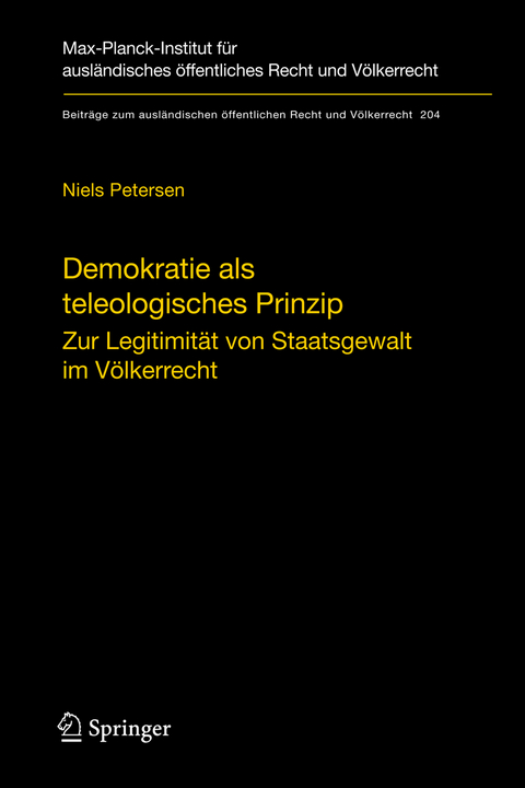 Demokratie als teleologisches Prinzip - Niels Petersen