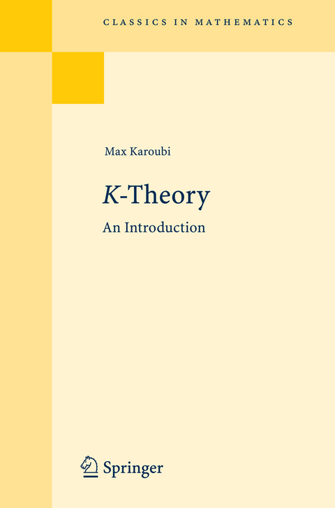 K-Theory - Max Karoubi