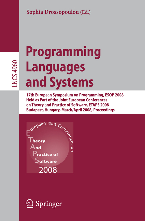 Programming Languages and Systems - 