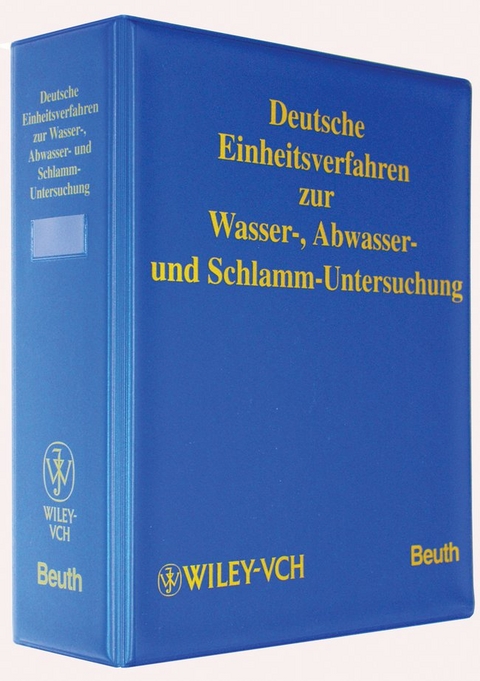 Deutsche Einheitsverfahren zur Wasser-, Abwasser- und Schlammuntersuchung - 