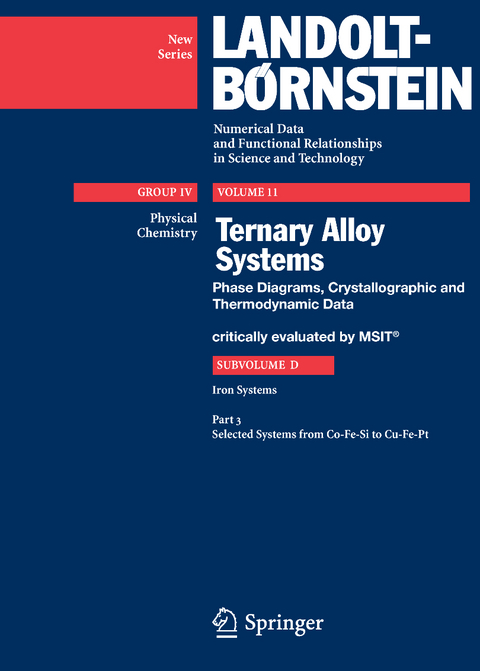 Selected Systems from Co-Fe-Si to Cu-Fe-Pt - Materials Science International Team MSIT