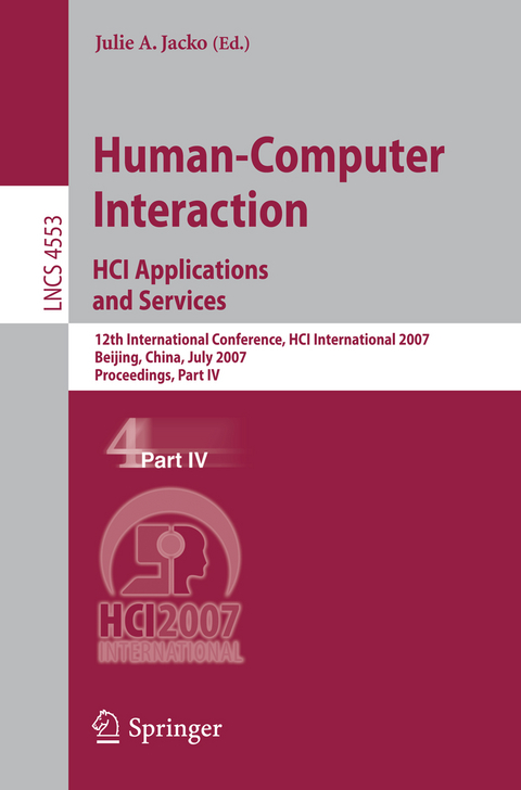 Human-Computer Interaction. HCI Applications and Services - 