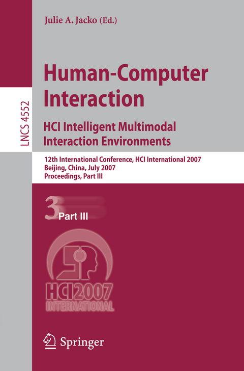 Human-Computer Interaction. HCI Intelligent Multimodal Interaction Environments - 