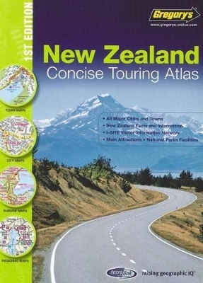 New Zealand Concise Touring Atlas -  Gregory's