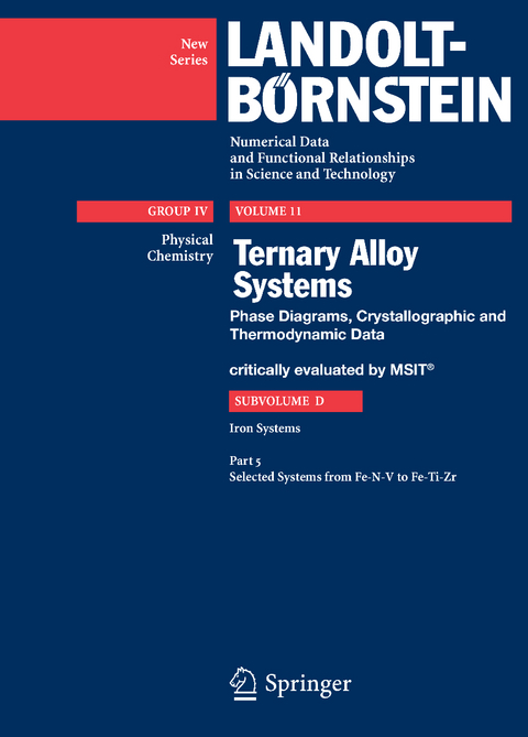 Selected Systems from Fe-N-V to Fe-Ti-Zr - Günter Effenberg