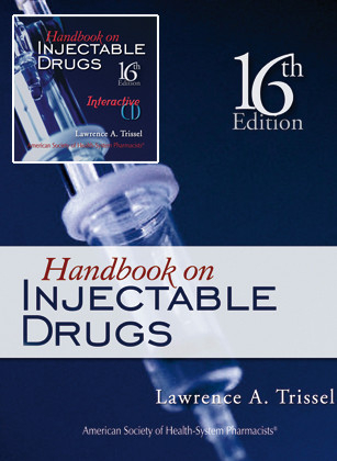 Handbook on Injectable Drugs - Lawrence A. Trissel