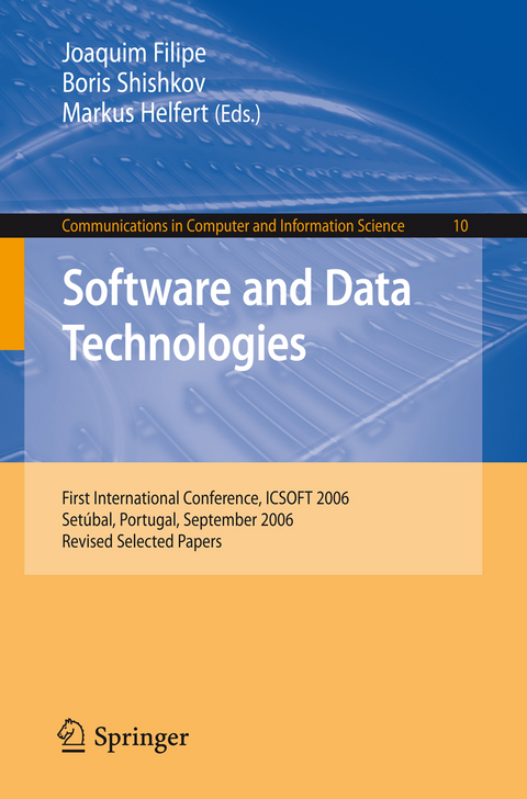 Software and Data Technologies - 