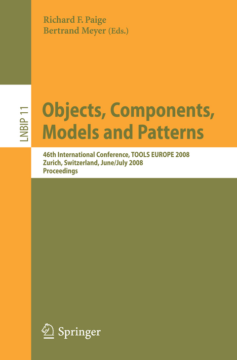 Objects, Components, Models and Patterns - 