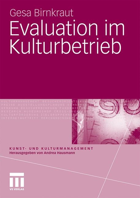 Evaluation im Kulturbetrieb - Gesa Birnkraut