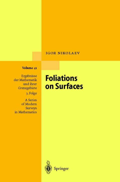 Foliations on Surfaces - Igor Nikolaev