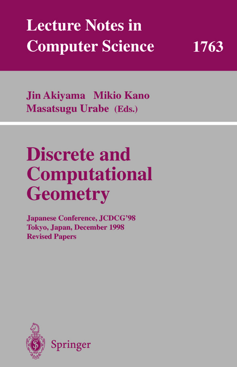 Discrete and Computational Geometry - 