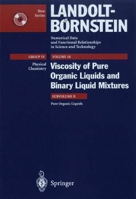 Pure Organic Liquids - C. Wohlfarth, B. Wohlfarth