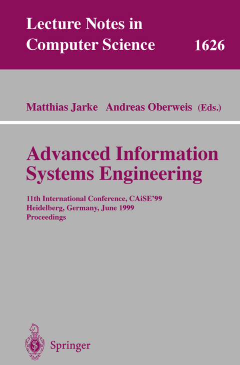 Advanced Information Systems Engineering - 