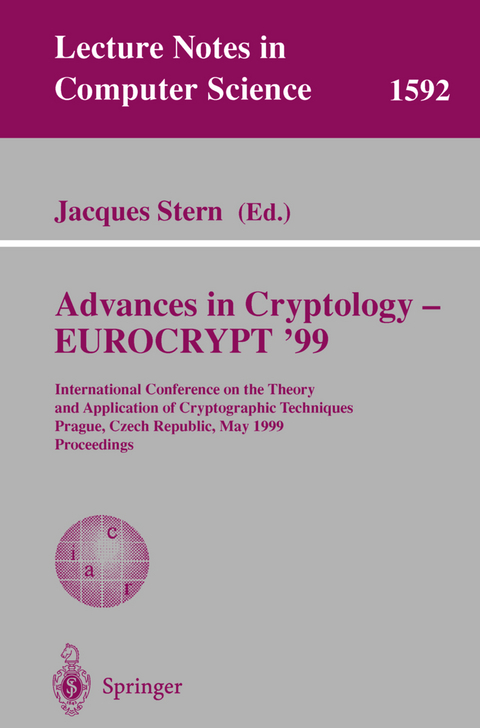 Advances in Cryptology – EUROCRYPT '99 - 