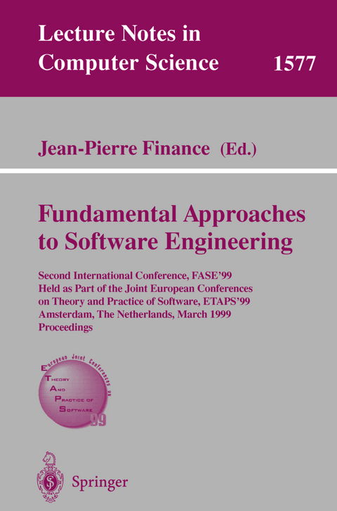 Fundamental Approaches to Software Engineering - 