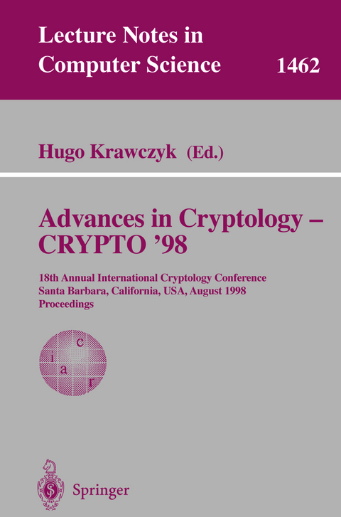 Advances in Cryptology - CRYPTO '98 - 