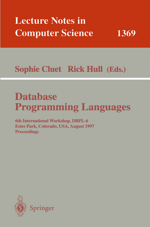 Database Programming Languages - 