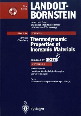 Elements and Compounds from AgBr to Ba3N2 -  Scientific Group Thermodata Europe (SGTE)