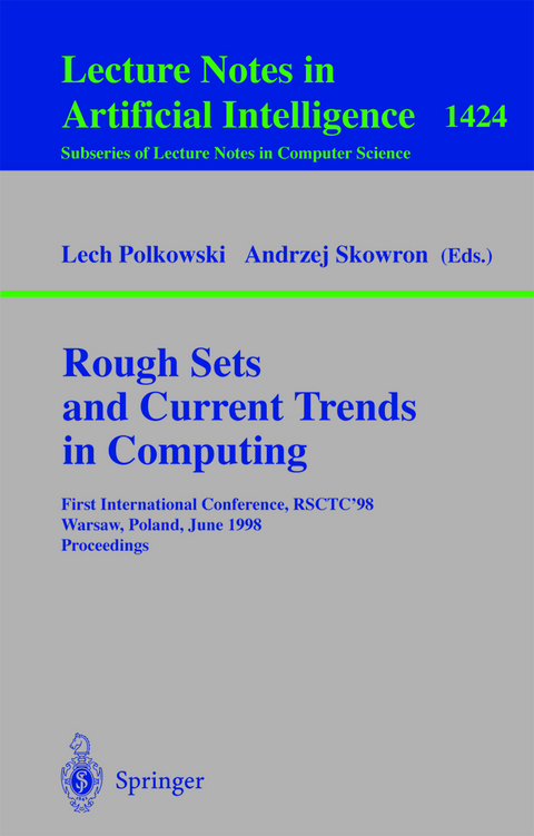 Rough Sets and Current Trends in Computing - 