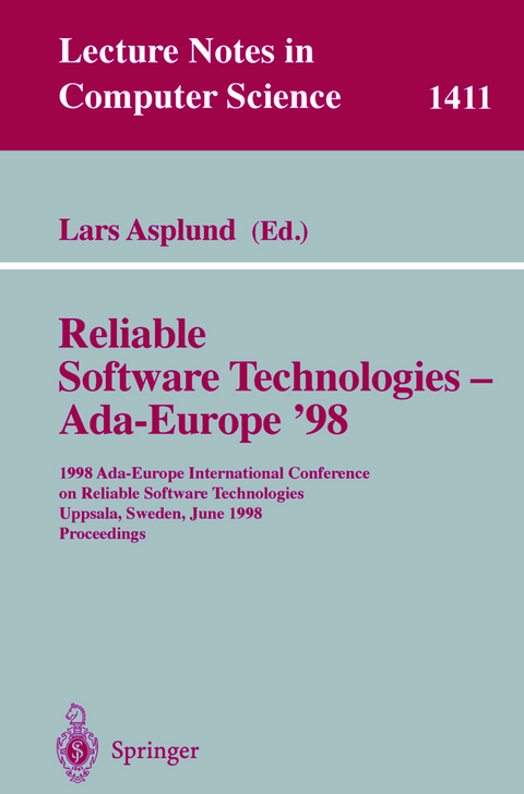 Reliable Software Technologies - Ada-Europe '98 - 