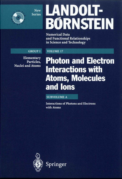 Interactions of Photons and Electrons with Atoms