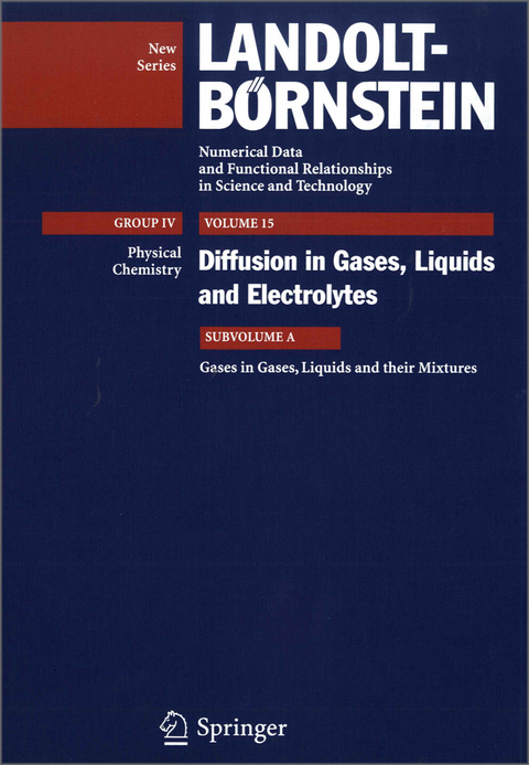 Gases in Gases, Liquids and their Mixtures - J. Winkelmann