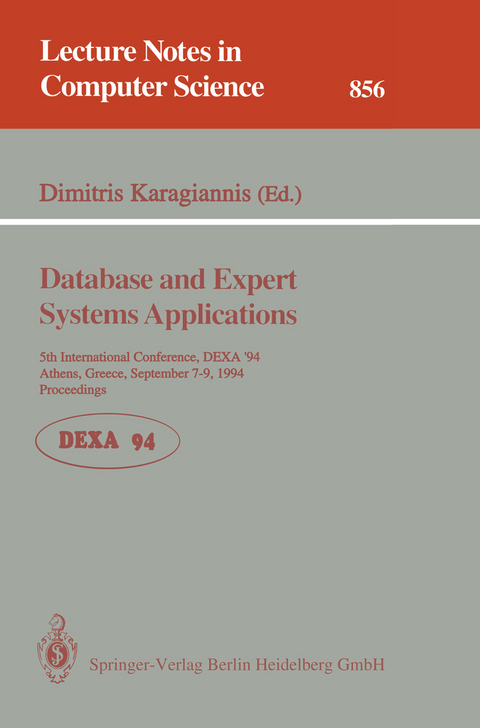 Database and Expert Systems Applications - 