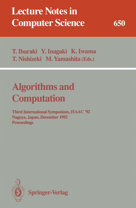 Algorithms and Computation - 