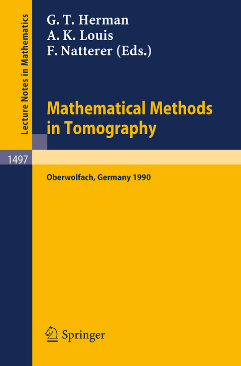 Mathematical Methods in Tomography - 