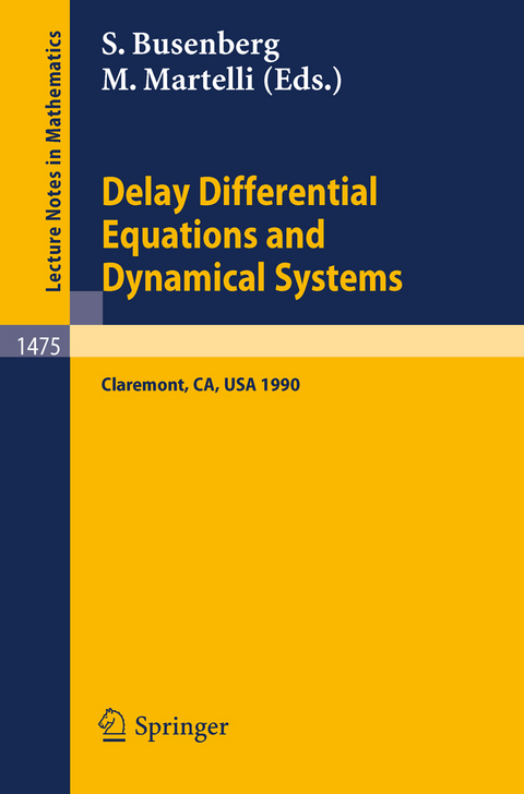 Delay Differential Equations and Dynamical Systems - 