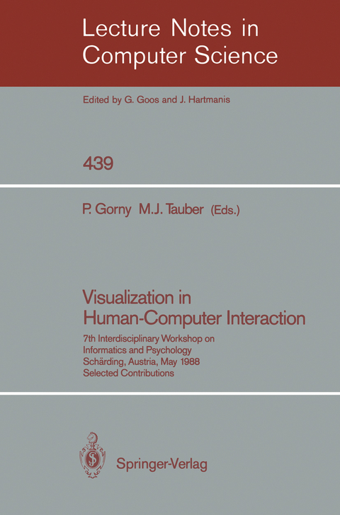 Visualization in Human-Computer Interaction - 