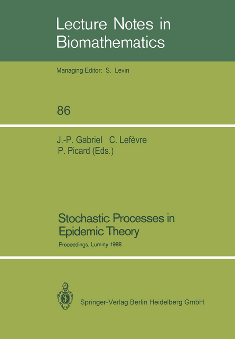 Stochastic Processes in Epidemic Theory - 